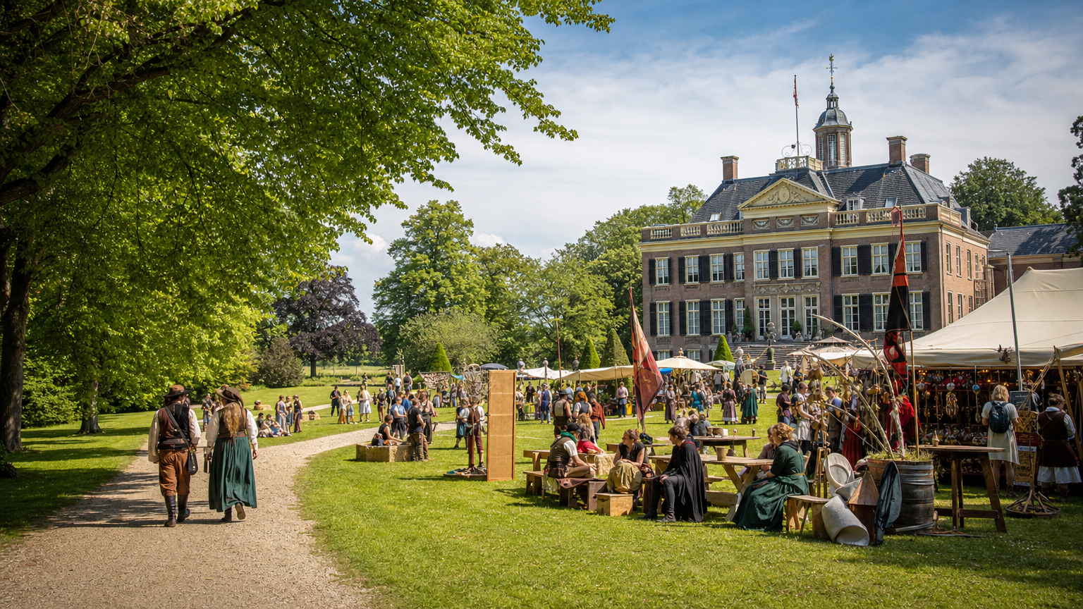 Met de trein naar Castlefest 2026: station Nieuw-Vennep, pendelbus en tickets